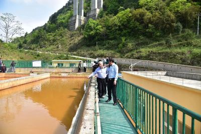 水污染治理再发力 丁仲礼率全国人大常委会执法检查组深入我省开展水污染防治法执法检查